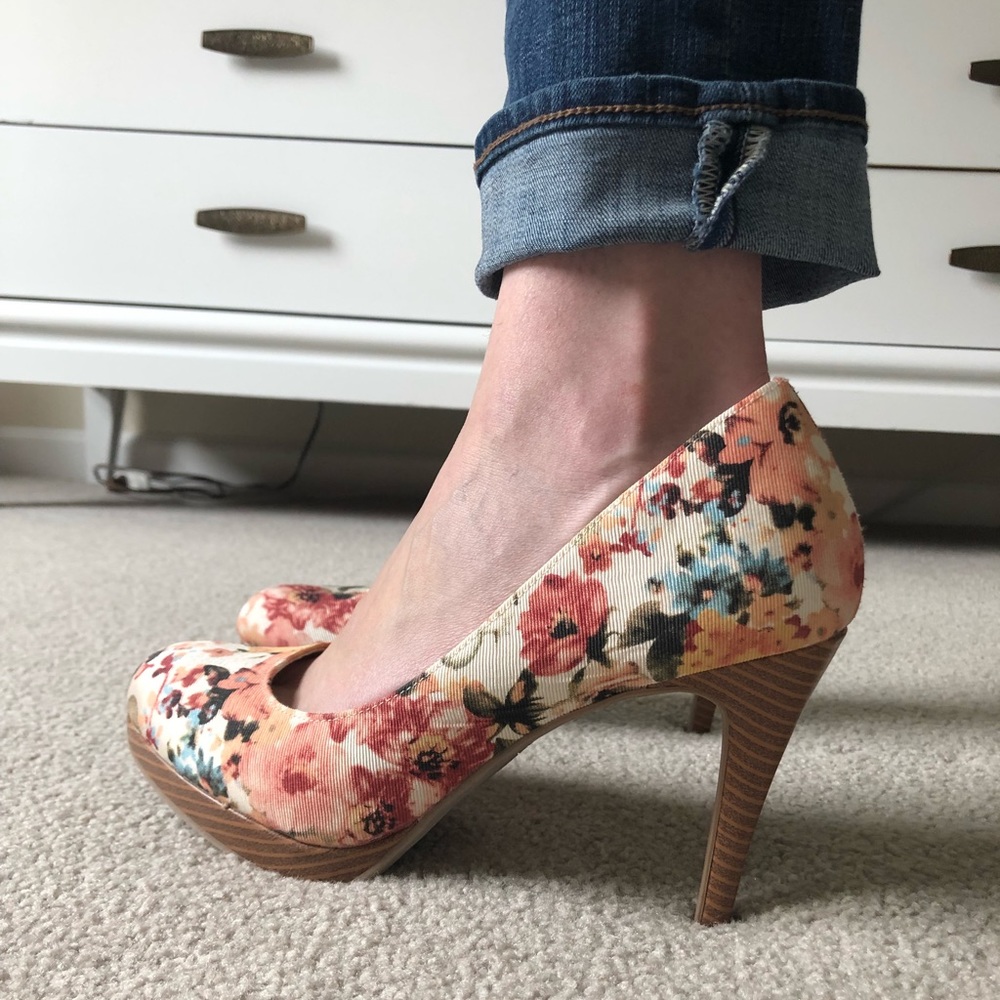 Floral Heels— Christian Siriano